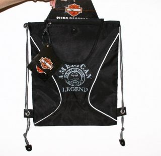 Harley Davidson Sling Bag Backpack Slingbag Black by Athalon