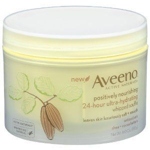 Aveeno Positively Nourishing Whipped Souffle Body Cream 6 oz