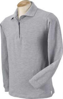 Harvard Square Ladies 100 Cotton Piqué Long Sleeve Sport Shirt HS158 