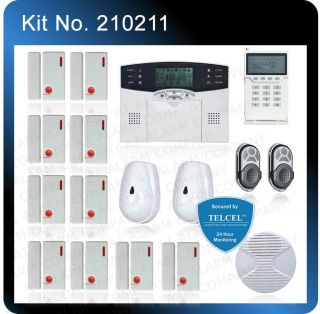 Auto Dialer Wireless Home Security Alarm System Pet IR Detector Sensor 