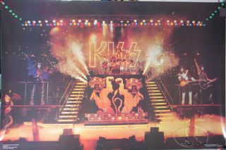 Official Kiss 1977 Love Gun Bill Aucoin Poster Original