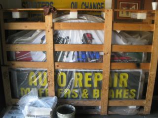 Auto Repair Mufflers and Brakes Outdoor Sign