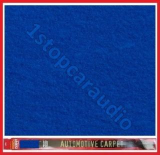Blue Automotive Felt Carpet 1m x 2m for Speaker Sub Box Parcel Shelves 