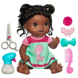 Hasbro Baby Alive Beautiful Now Doll Style Her Hair African American 
