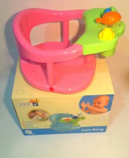 Baby Bath Tub Seat Fun Ring New in Box by Keter Pink ►  