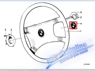 Auto Pro. Steering Wheel Emblem Gold Color M Logo Cap BMW E12 E21 E23 