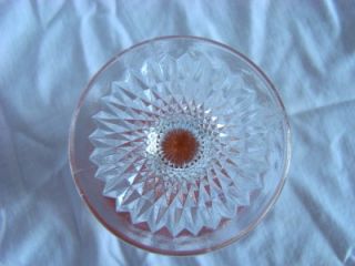 Vintage Imperial Octagon Marigold Carnival Glass Goblet