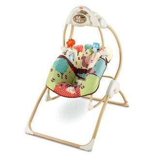 fisher price 2 in 1 baby swing n rocker new authorized retailer plays 