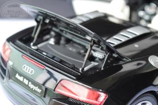 Kyosho 1 18 Audi R8 V10 Spyder Coupe Diecast Model Color Black No 
