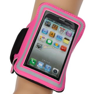 New Running Arm Band Sports Gym Armband for Apple iPhone 5 5g 5th Pink 