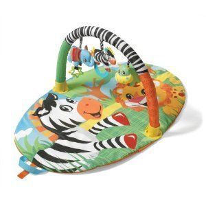 Infantinio Baby Animal Gym Play Mat Little Activity Center Discover 