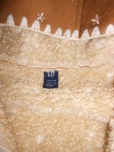 Girls 12 18 Months Baby Gap Sherpa Lined Jacket Coat with Hood Dressy 