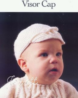 Babys Visor Cap Sport Yarn Crochet Pattern