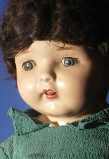    Vintage COMPOSITION MAMA DOLL 1920s 30s Open Mouth Averill A CHARMER