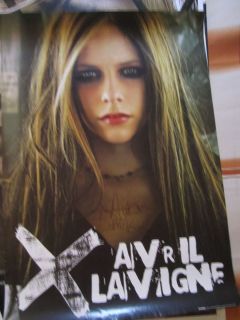 Avril Lavigne Signed poster 64 by 90 cm and extra promo poster