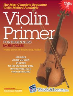 Beginning Violin Book CD Instruction Music Lessons