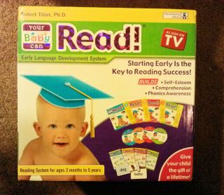 Your Baby Can Read 4 DVD Books Set Plus Parents DVD  