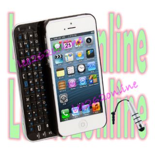 Bluetooth Backlight Slide Out Keyboard Case For Apple Iphone 5 Stylus 
