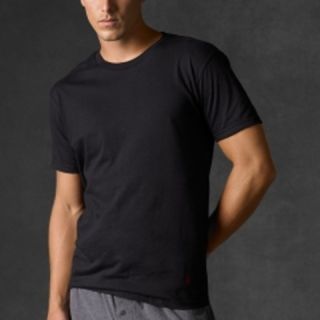 Polo Ralph Lauren 3 Pack Classic Cotton Crew Neck T Shirt Black Color 