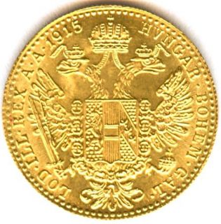 country austria date 1915 franz joseph denomination ducat reported 