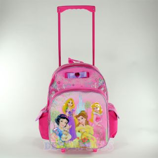   Princess 16 Roller Backpack Rolling Girls Bag Wheeled Princess