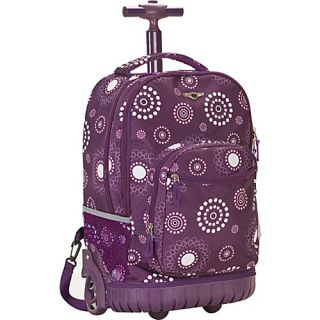   an image to enlarge rockland luggage sedan 19 rolling backpack purple