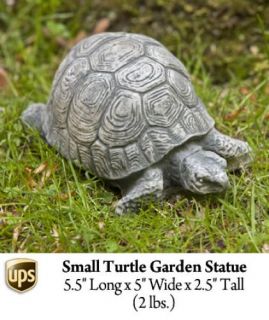 New Outdoor Backyard Garden Turtle Key Safe Statue Moss