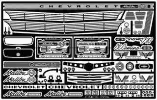 Model Car Garage 2070 1965 Chevelle Detail Set