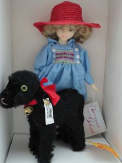 Steiff Suzanne Gibson Doll Baa Baa Black Sheep Mohair Le 2 1200 ID 