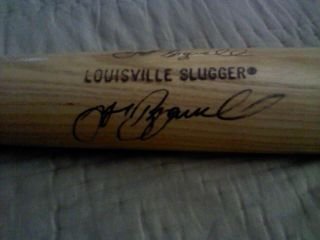 Jeff Bagwell autographed bat Houston Astros
