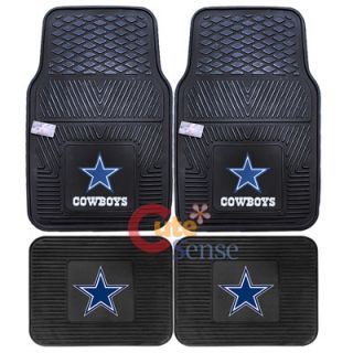 Cowboys Car Floor Mat Front Rare NFL auto Accessories set 1