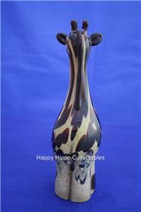 Langham Crystal Glass Hand Made Giraffe Figure New