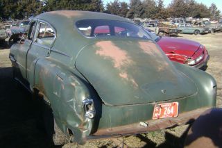 1951 Chevy Fleetline 4 Door Parts Car or Restoration Project Good 
