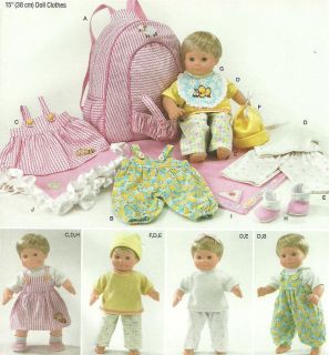 15 Baby Doll Clothes Carrier Blanket Baby Alive Cabbage Patch Sew 