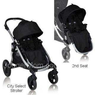 Baby Jogger City Select Twin Stroller New 2011 Onyx