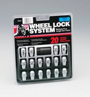 Gorilla Wheel Lock Systems 12mm x 1.50 Conical Seat   60 Degree Set of 