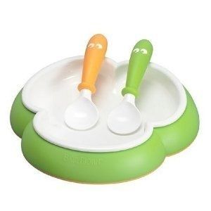 Baby Bjorn Plate and Spoon Spring Green