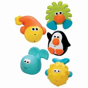 Sassy Bathtime Pals Squirt and Float Toys, 6+ months 1 set