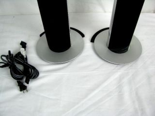   good condition, they both work and sound great. Power cables included