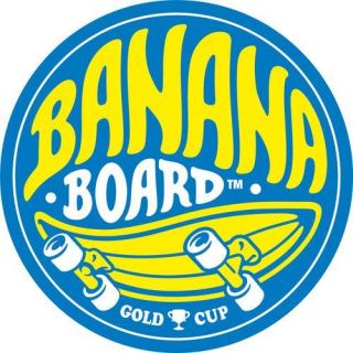 Gold Cup Lance Mountain Banana Board Skateboard T Shirt Light Blue 