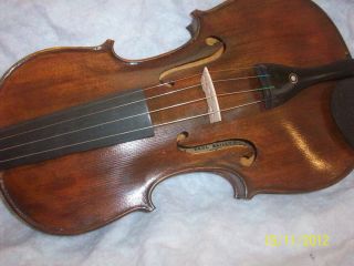 Old Vintage Violin/Marked Paul Bailly Luthier JB. Vuillaume 1908