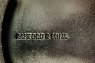 Bamford & Sons black velvet loafers (UK 8   US 9)