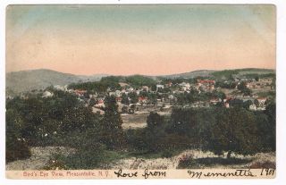 1908 Birds Eye View PLEASANTVILLE NY UDB Postcard WESTCHESTER COUNTY 