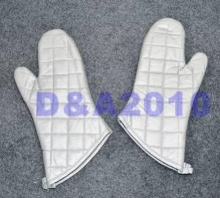 14 Teflon Silicone Heat Resistant BBQ Grill Tools Oven Mitt Glove 