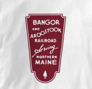 Bangor and Aroostook Bar Railroad Train B O T Shirt XL