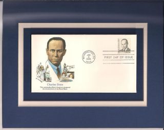 Charles Drew Blood Bank 1st Day Cover Charles R Drew Stamp