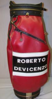   1968 Masters Roberto De Vicenzos Golf Bag from the Babe Zaharias FND