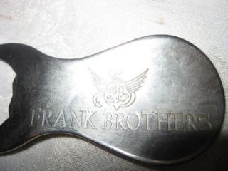 Vtg Bottle Opener Frank Brothers Shoe Horn Shoehorn