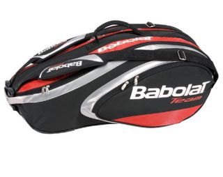 Babolat Team Line 6 Pack Tennis Racquet Bag Red New