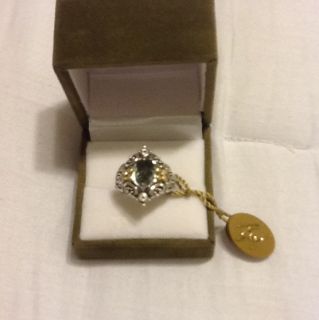 Barbara Bixby Sterling 18K Gemstone Ring